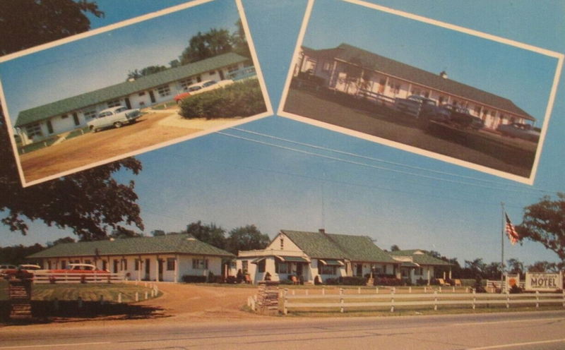 Mel Manor Motel (Welcome Inn) - Old Postcard